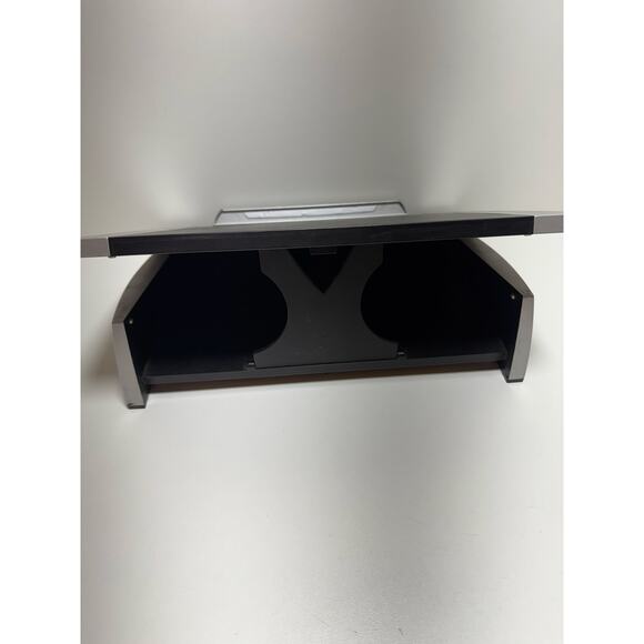 Fellowes Computer Lap Top Stand Black Silver Cosmetic Signs of Wear 15X11X4 - Picture 11 of 12